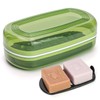 AIDIMMING Shampoo Bar Holder, Travel Soap Case,Shampoo & Conditioner Bar