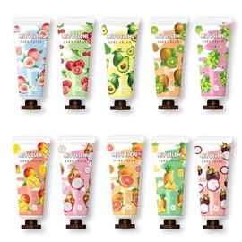 VREOM Mini Hand Cream 20ml - 72H Deep Moisturizing with Shea Butter & Vitamin E, Portable Travel-Size Skincare for Dry Hands, Non-Greasy & Fast Absorption (10-Pack)