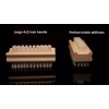 Konex Wooden Nail Brush for Scrubbing, Fingernail Brush Nail Scrub