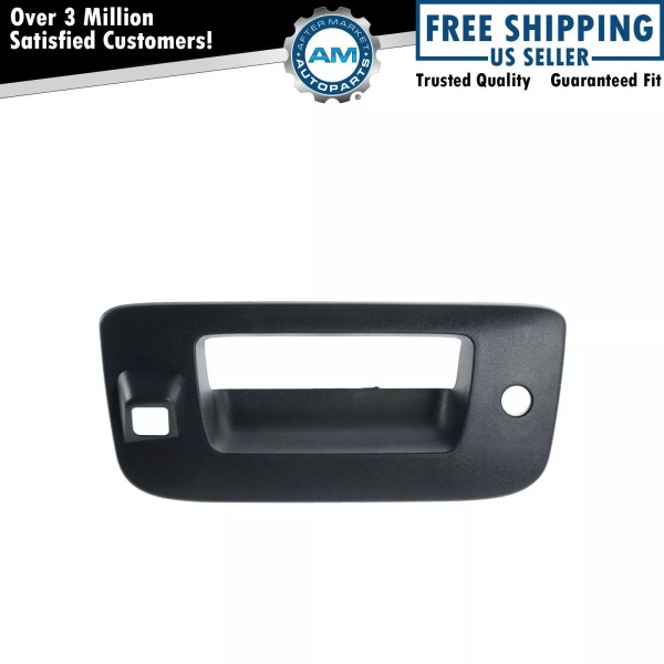 AM Autoparts Tailgate Handle Bezel with Key & Camera Hole