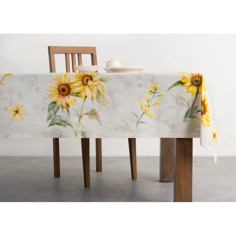 Maison d' Hermine Table Cloths 100% Cotton 140cm x 180cm