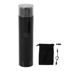 Electric Mini Hair Clipper USB Rechargeable Portable Beard Cutter Hair Grooming Trimmer for Daily Use Travel Black