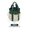 2 Pieces Garden Tool Bag, Oxford Storage Bag, Multi-Functional Garden