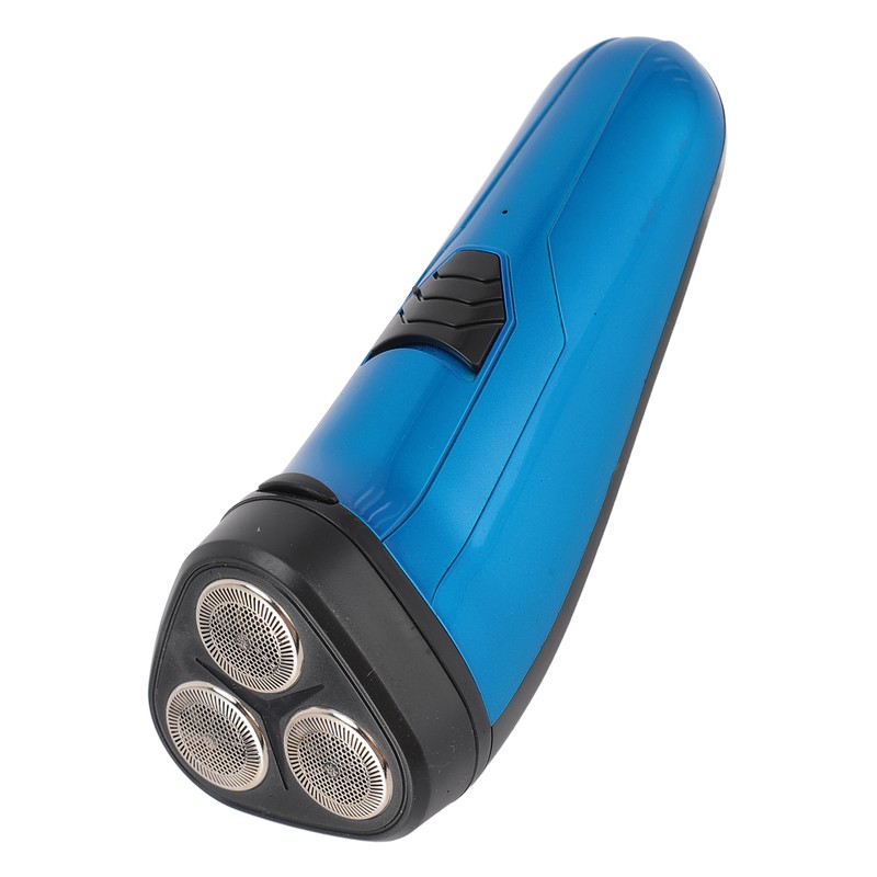 Electric Beard Trimmer 3 Floating Heads Rechargeable Precise Cutting Cordless