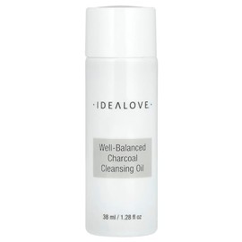Idealove Aceite de Limpieza con Carbón Vegetal 1.3 fl oz (38ml) | Limpiador K-Beauty Profundo para Disolver Maquillaje y Destapar Poros | Con Extractos Botánicos para Piel Suave y Luminosa