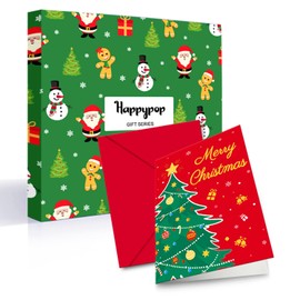 HAPPYPOP Christmas Gifts Stocking Socks for Men Women - Duck Socks Xmas Stocking Stuffers for Teen Boys Girls, Santa Socks for Christmas