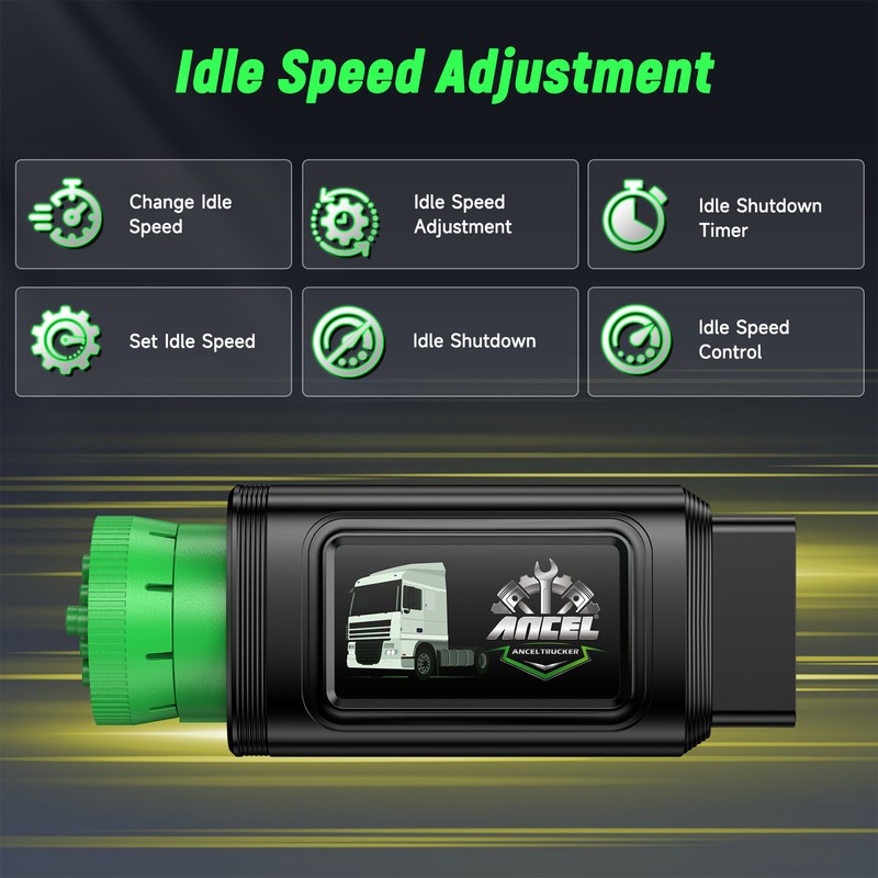 ANCEL HD200 Heavy Duty Truck OBD2 Scanner Diagnostic Speed Limit