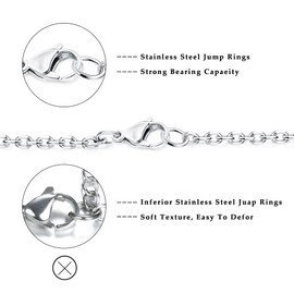 KALVICA Inspirational Necklace for Men 316L Stainless Steel Necklace Dog Tag Necklace Fashion Necklace Jewellery Gift for Men Women Teens