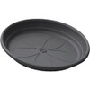 Emsa Flower Pot Tray, 25cm, Plastic, Granite Grey, CITY, 51761.5
