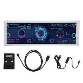 7.9in PC Temp Monitor Metal Case IPS CPU GPU SSD Data Temperature Monitor Panel for AIDA64 Hardware Driver Board