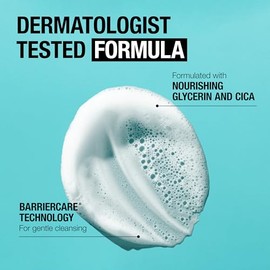 Neutrogena Limpiador facial diario ultra suave de crema a espuma, se transforma de un limpiador cremoso a un lavado facial espumoso, limpia suavemente