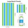 BOGI Microfiber Large Beach Towel for Adult,Quick Dry Lightweight Beach