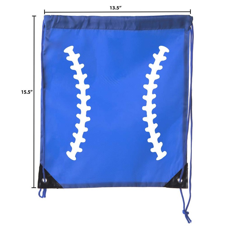Mato & Hash Boys Drawstring Backpack Baseball Bags 1-10 Pack