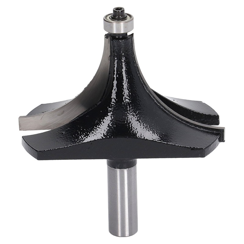 Roundover Router Bit 1/2in Shank 1/2x3‑1/2 Tungsten Carbide Round Over