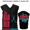 bestbupoint Barber vest,Barber jacket,barber stylist vest,Black vest M to 3xl