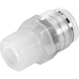 Festo 133049 NPQP-D-R38-Q12-FD-P10 Push-In Fitting, 72mm, Pack of 10