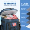 Maelstrom Cooler Backpack,50 Can Insulated Soft Backpack Cooler,Portable Lightweight Leakproof
