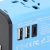 Universal Power Adapter Dual USB Travel Charging Station International Plug