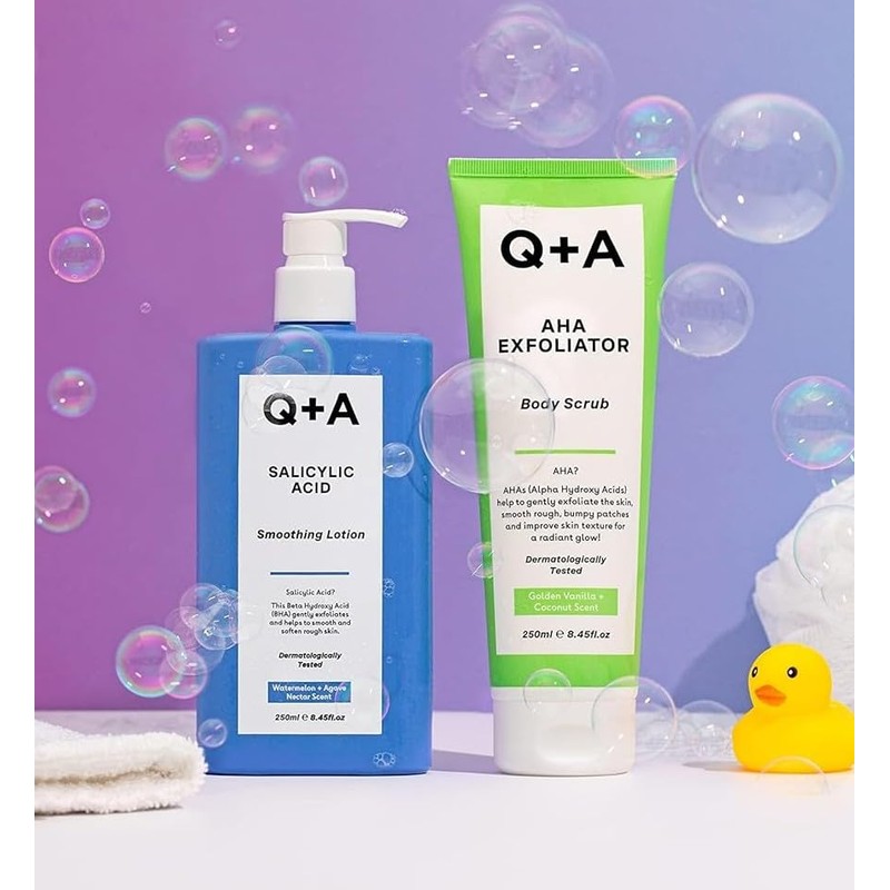 Q+A Salicylic Acid Smoothing Body Lotion Duo 2 x 250ml