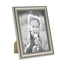 PHOTOLINI Baroque Antique Plastic Picture Frame Set Includes Accessories / Picture Gallery / Photo Collage