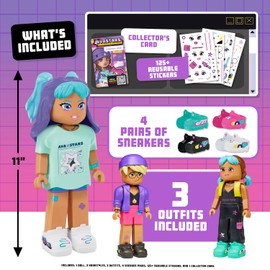 My Avastars Fashion Doll Deluxe Fashion Pack - Sneaker_Head with New Hairstyles and 1000+ Ways to Customize