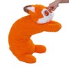 Long Fox Plush Toy Body Pillow, Fox Shaped Stuffed Animal