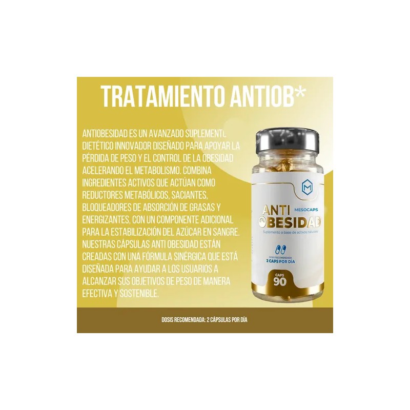 Suplemento Antiob Control De Sobre Peso Mesocaps 90 Cápsulas
