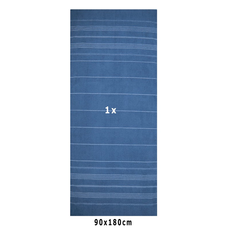 Betz, Bath Towel, XXL, Beach Towel, Lines, 100% Cotton, Size