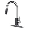 FORIOUS Kitchen Faucet with Pull Down Sprayer, High Arc Modern
