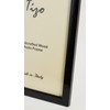 Tizo Design Women's Wood Frame 8x10, Black, One Size