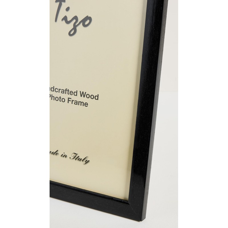 Tizo Design Women's Wood Frame 8x10, Black, One Size