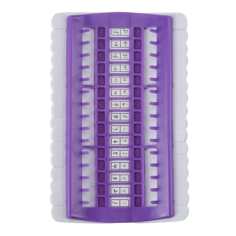 Embroidery Thread Organiser, 30 Positions Sewing Needle Pins Holder Cross