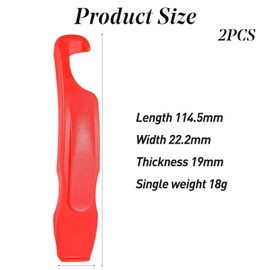 Pack of 2 Ultra Strong Bicycle Tyre Levers - Tyre Levers for Bicycles - Essential Bike Repair Kit