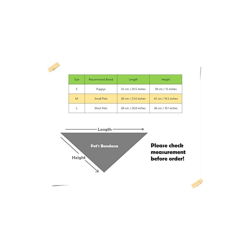 Petitebelle Plain Blue Dog Bandana - Large