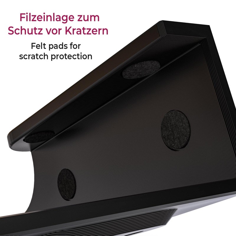 Mobilefox Under-Sink Wall Mount for Mac Mini Black