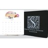 Desk Calendar with easel 2025 - Small Desktop Calendar -