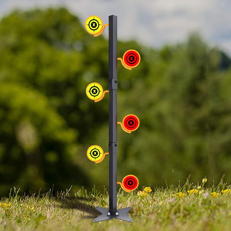 AIMAX OUTDOOR Dueling Tree Target Kit for .22 Rimfire, Metal