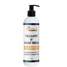 Tallow & Goat Milk Shampoo - Organic Hair Growth, Moisturizing, Handmade (Shampoo 12 Oz)