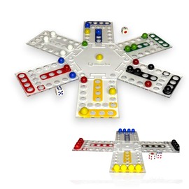 Stamp it Juego de Mesa No te enojes, Juego para Adultos, (ACRILICO) Ideal para Reuniones con Amigos y Familiares, Diseño Compacto y práctico, Juego...