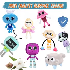 SereneSage Horror Games Plush, Soft Stuffed Animal Toy Plushies Pillow Doll for Fans Birthday Gifts Home Decor (Gray Dog)