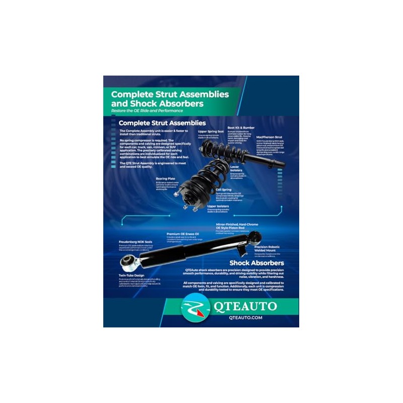 PM Auto Pair of 2 Front Shock Absorber For 1959