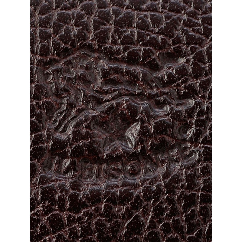 IL BISONTE Coin Purse, Coin Purse, Leather, Genuine Leather, Cowhide