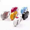 XLKJ Pack of 6 3 Digit Combination Lock Mini Padlock