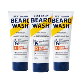 Duke Cannon Supply Co. Beard Wash Citrus Hefeweizen, 6 Fl Oz - Made with Plant-Based Ingredients to Strengthen, Rejuvenate, Soften and Condition