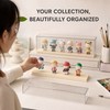 Clear Stackable Doll Display Case, Dustproof Plastic Storage Box for