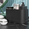 Silicone Toothbrush Toothpaste Holder Multipurpose 5 Slots Drainage Holes Bathroom