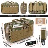 IronSeals Tactical Molle Horizontal Admin Pouch Multi-Purpose Laser-Cut EDC Tool