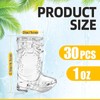 30PCS Mini Cowboy Boot Shot Glasses,1oz Plastic Reusable Boot Cups