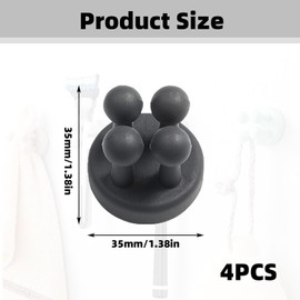 4 StüCk Lustige Haken,ZahnbüRstenhalter Zum Aufkleben,ZahnbüRstenhalter Ohne Bohren,Nassrasierer Klebehalterung Dusche,ZahnbüRsten Halterung Geeignet FüR Wandmontage Im Badezimmer,KüChe,Wohnzimmer