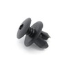 VVO Fasteners Plastic Interior Carpet and Upholstery Fastener Clip, Black